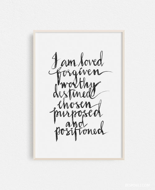 PERSONALISED + FAITH - SCRIPTURE PRINTS AND GIFTS